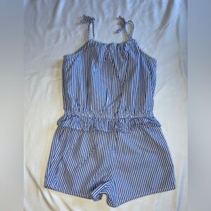 💙Oshkosh B’gosh Blue Striped Romper - Size 5T